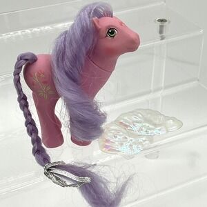 Vintage 1986 G1 My Little Pony Flutter Pony Lily w/ Wings Hasbro